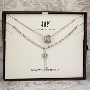 NEW - Bomb Party Fall Luxe Layers Necklaces Set Determined to Rise
